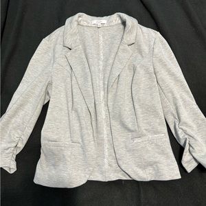 Candies jersey knit gray blazer